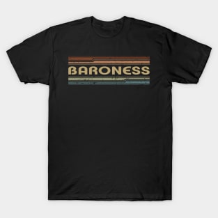 Baroness Retro Lines T-Shirt